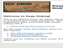 Tablet Screenshot of deepsinking.org